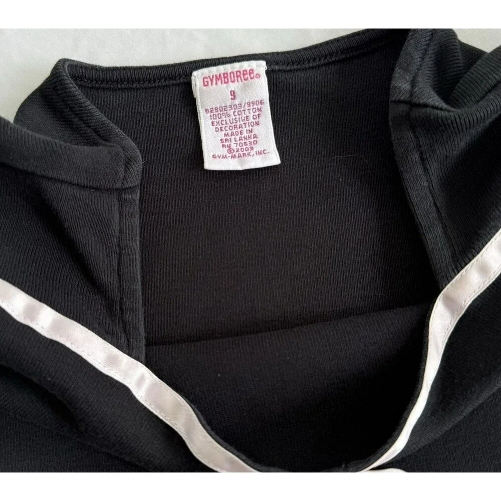Vtg Y2K Gymboree 9 City Sidewalk Black Pink Swing Top Shirt Cats Hat Box Kitty